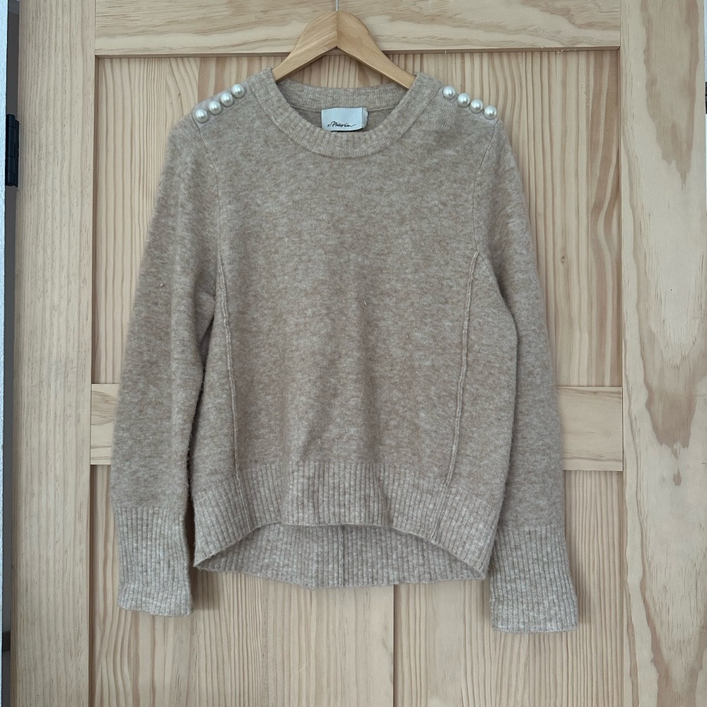 XS Alpaca Wool Phillip Lim Pearl Sweater